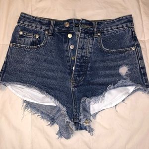 High Wasted Denim Shorts